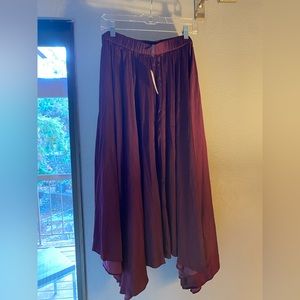 Anthro sleek a-line skirt NWT